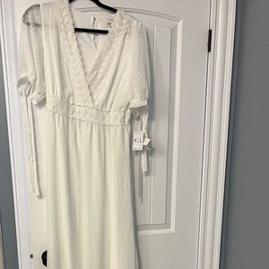 Kate & Lily long white dress